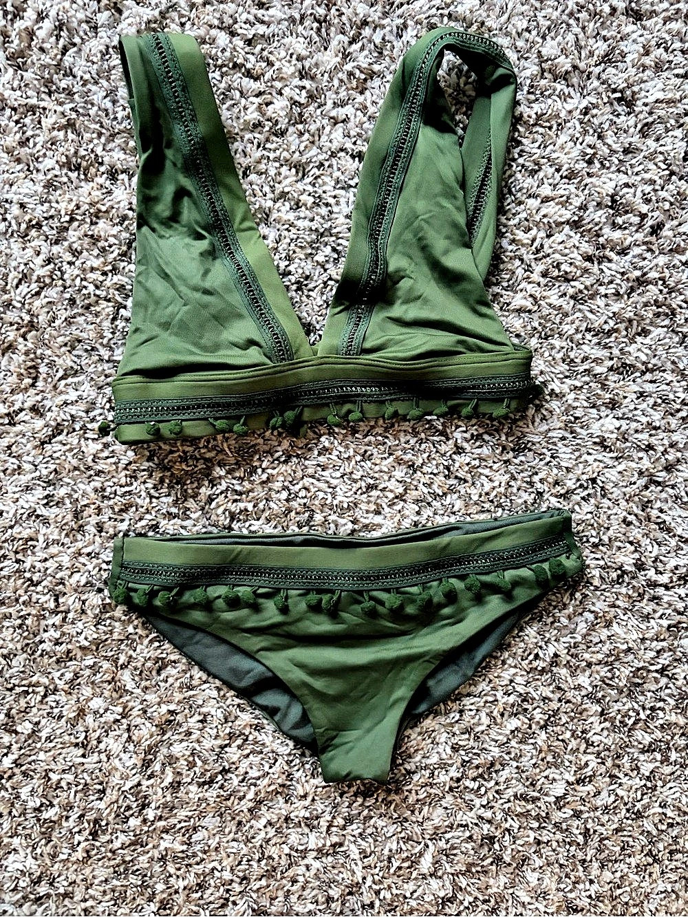 Milonga Green Bikini Set